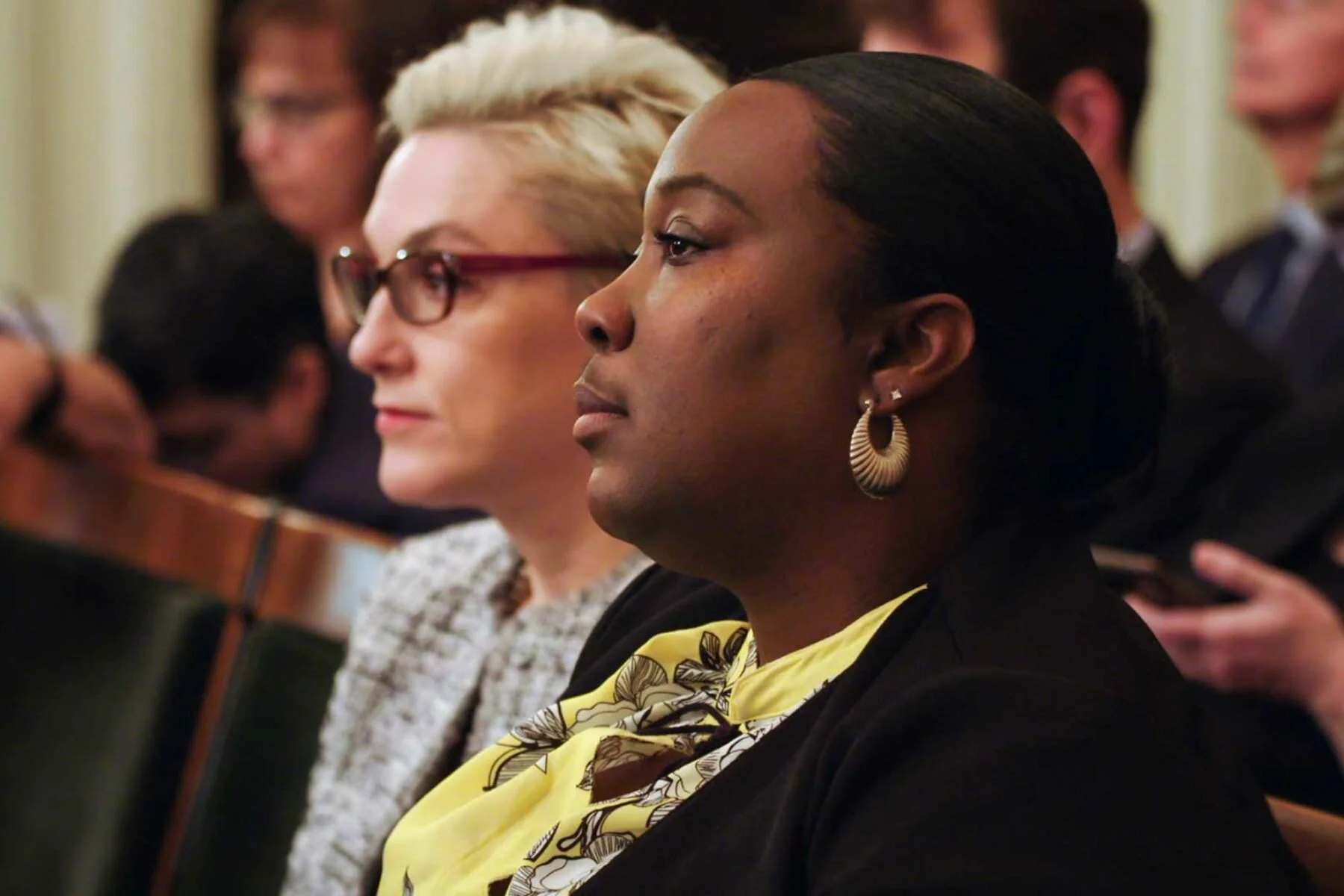 Kelli Dillon (right) and Cynthia Chandler, two of the key protagonists in documentary Belly of the Beast, which exposes the shameful history of forced sterilisations inside California’s state prisons