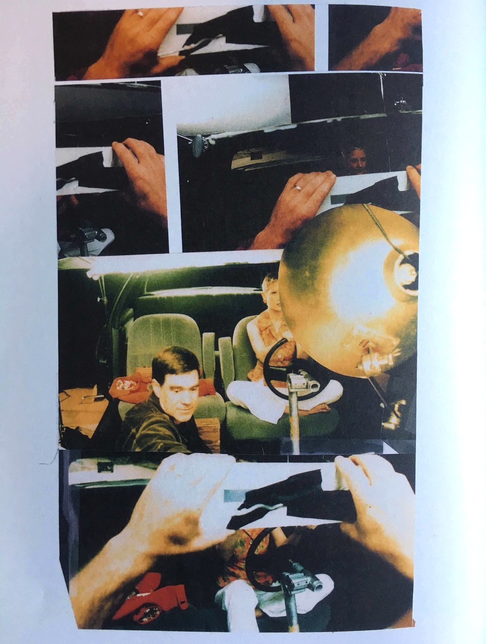 Christopher Doyle's collages on set of Van Sant's Psycho remake (Copy)