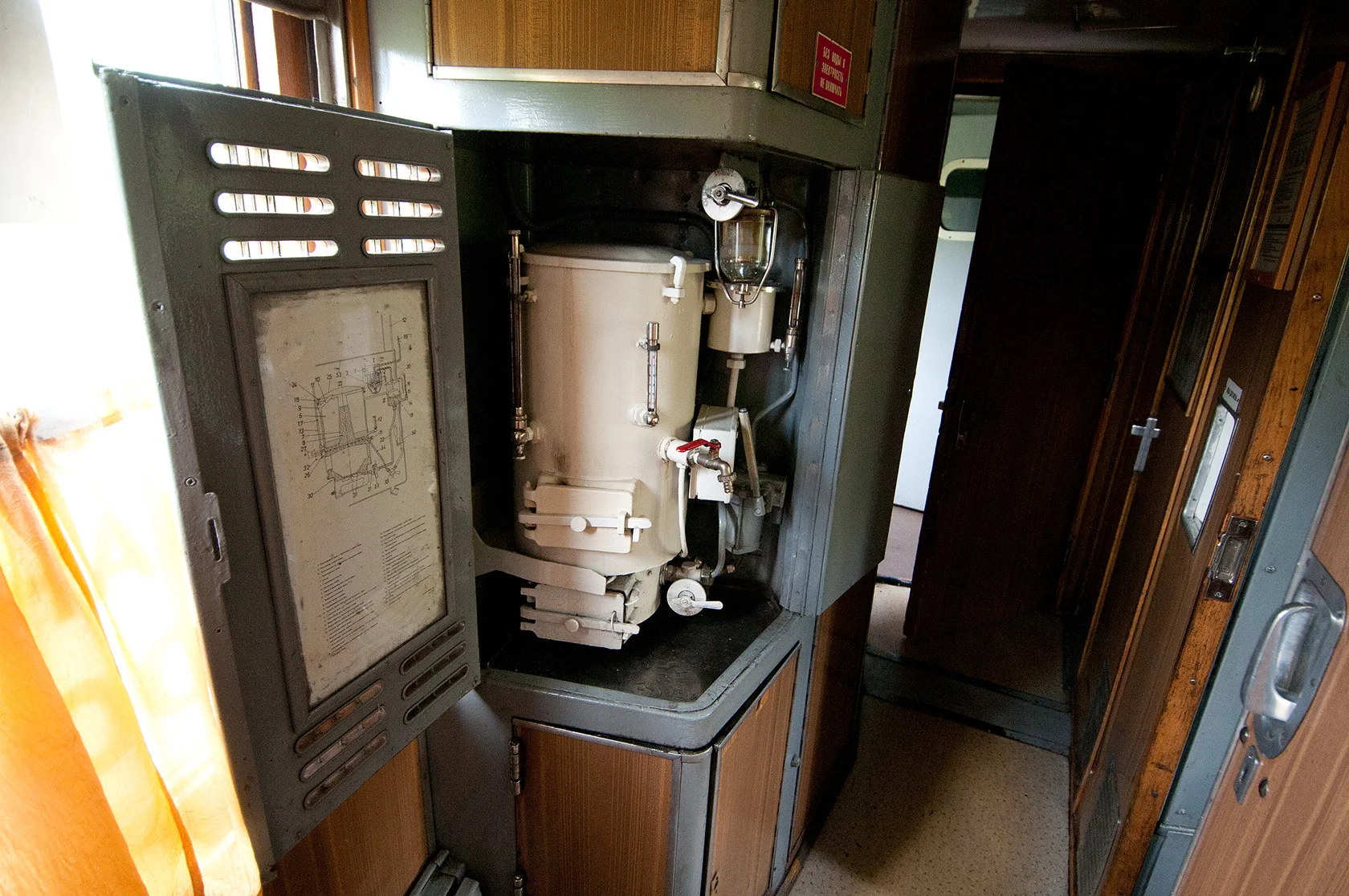 Samovar na palubě