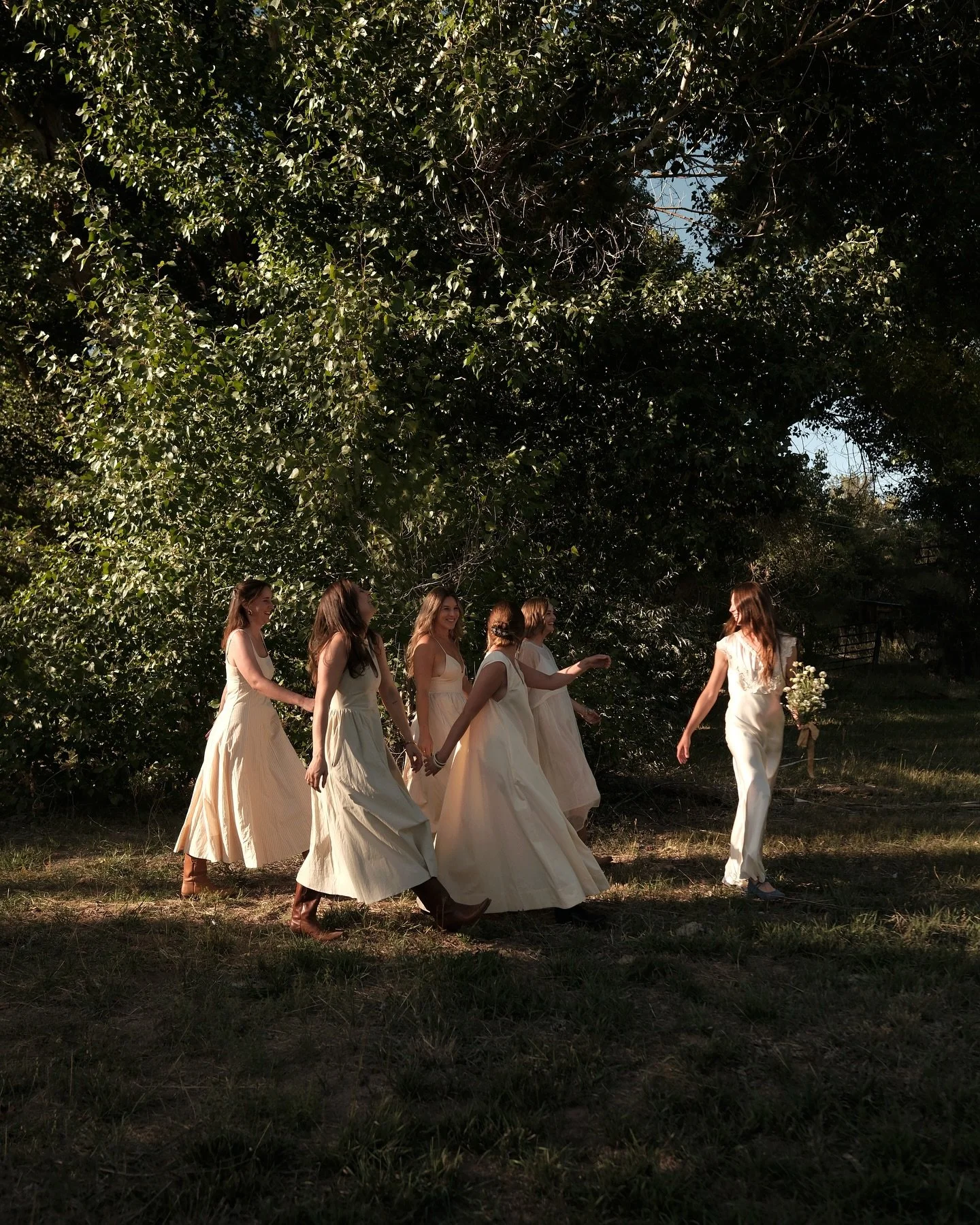Ash and David&mdash;my first time using equal parts film to digital. Everyone gathered around on hay bales to watch the wedding beneath the mountain. Their dogs drifted in and out of the ceremony and the whole place was marked by their joy.