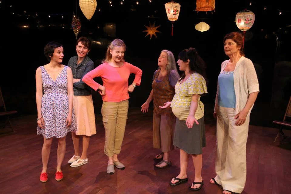 Diana Ruppe, Julie Fitzpatrick, Janet Zarish, Margot Avery, Paola Irun, Christine Farrell in Alex Borinsky's "Going Out and Coming Back"