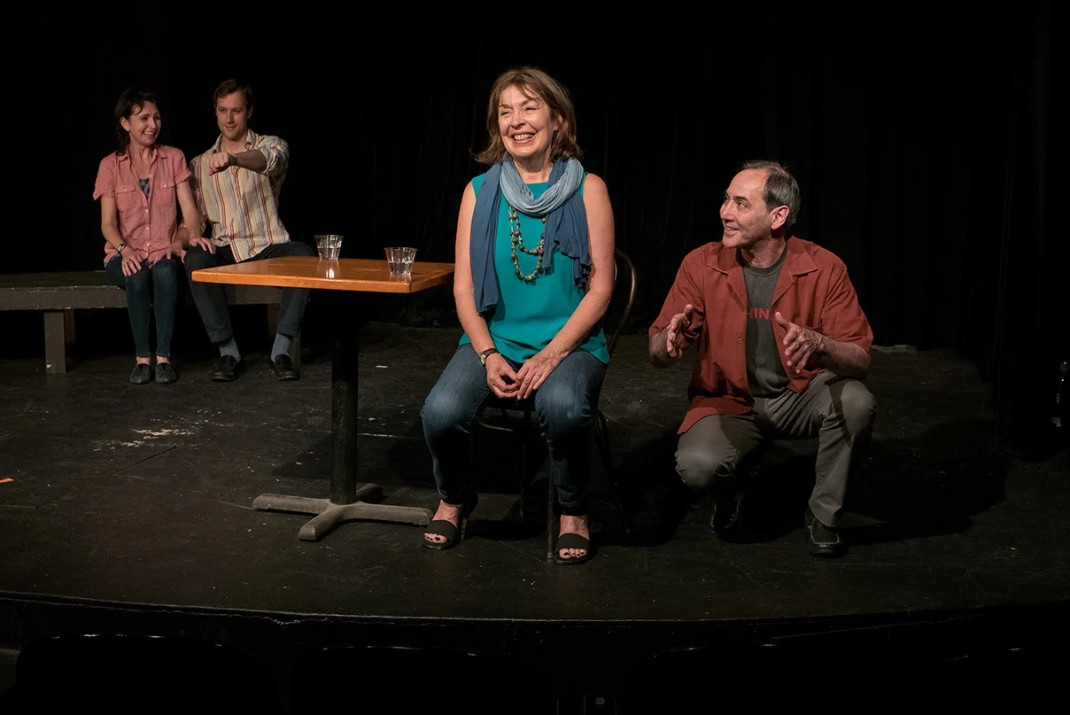 Julie Fitzpatrick, Shane Howard, Polly Adams, Chris Ceraso in "Door Opens, Walk Through"/ Photo by John Phelps