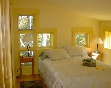 Window locations are specific to each room to allow for special views from every location.