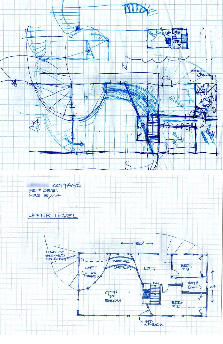 Developtment sketches.