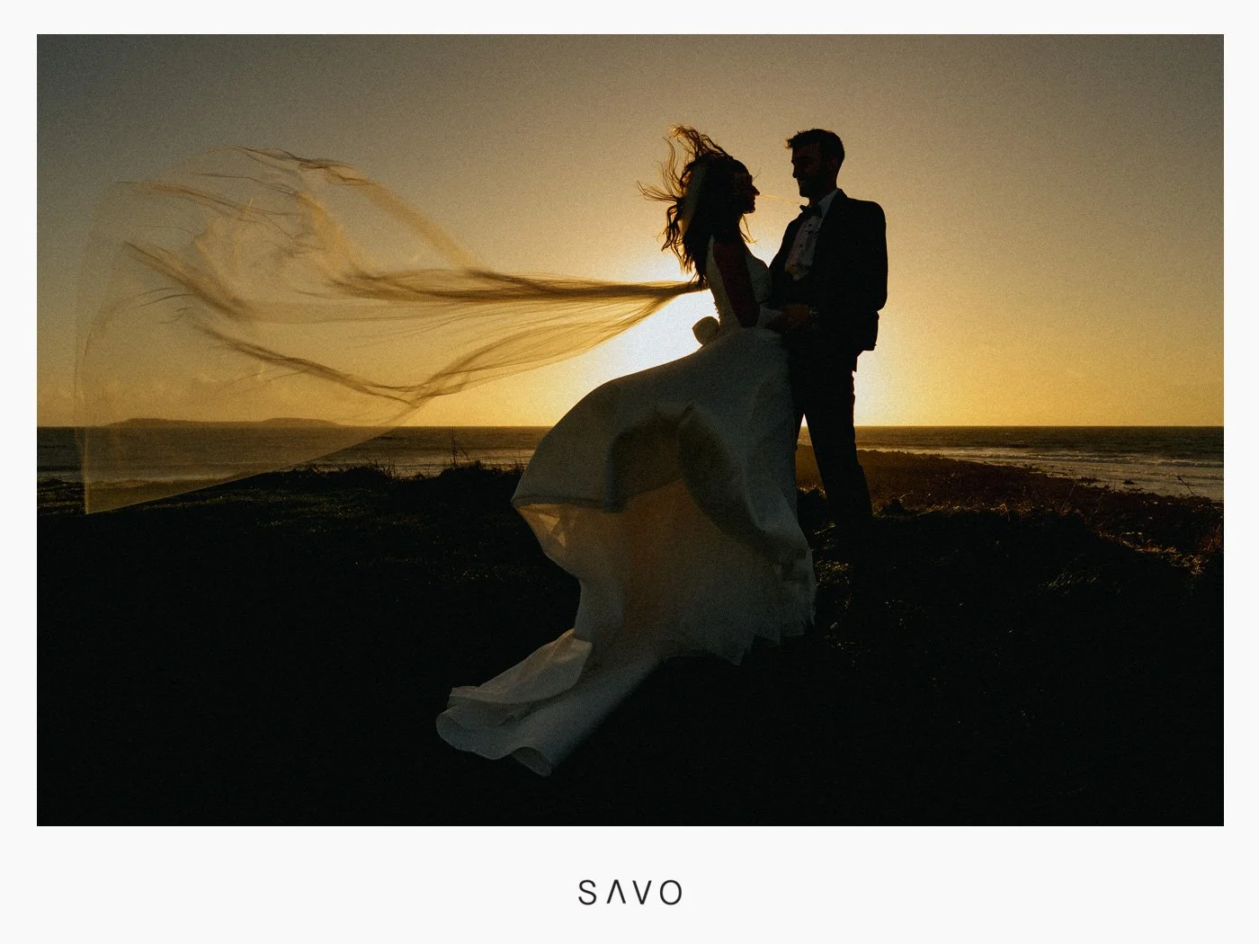 Hey - remember when it was too windy to go outside for photos? 

Me neither. 

Becca &amp; David on the Wexford Coast. 👏