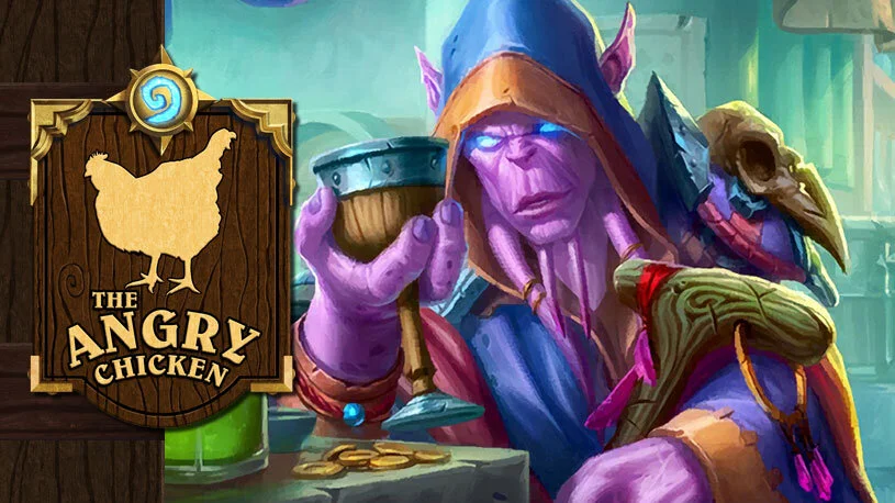 #364 - The Angry Chicken: “Hearthstone At Home” episode artwork