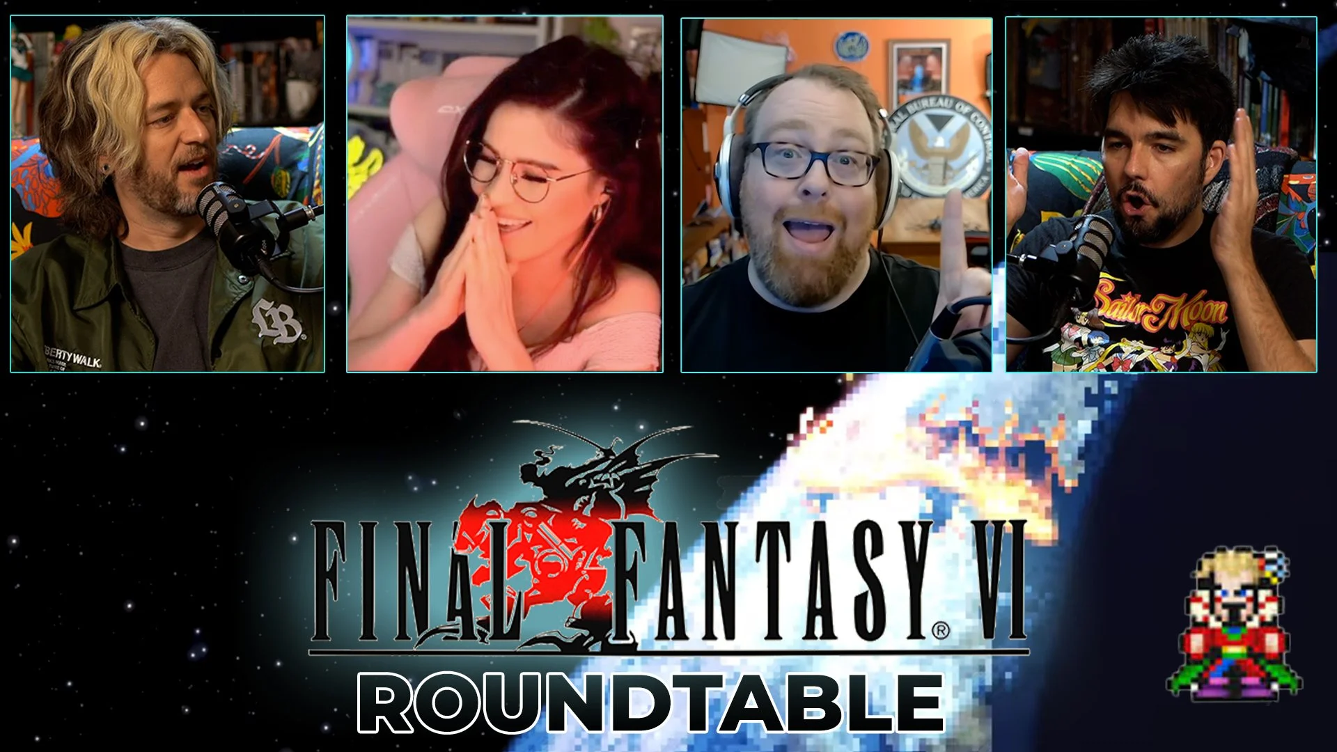 FFVI Roundtable w/ Yunalescka &amp; Jesse Cox! | The Grinding Gear Podcast #162