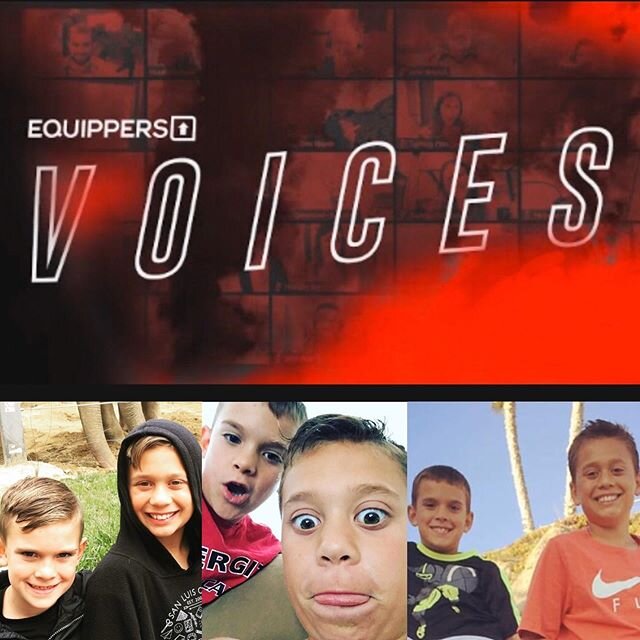 On this weeks edition of Equippers Voices we will join Pastor John speak with 2 voices of our youth. Ayden and Emerick Webster, two brothers who love Jesus and love others. Tune in to our YouTube channel, Equippers Central Coast, today at 12 noon! An