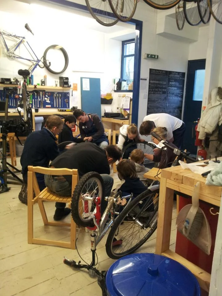 parent & child sessions with neil in the workshop