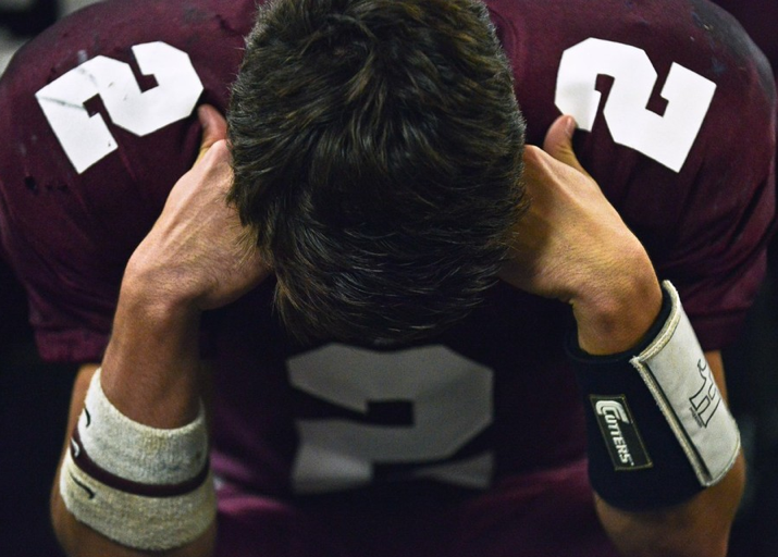 Hunter Comer practices what his coach preaches before the Henderson County High School Colonels' homecoming game. "This team and Coach Clevenger are all about focus, focus, focus," Hunter says. "It's what gets the job done."