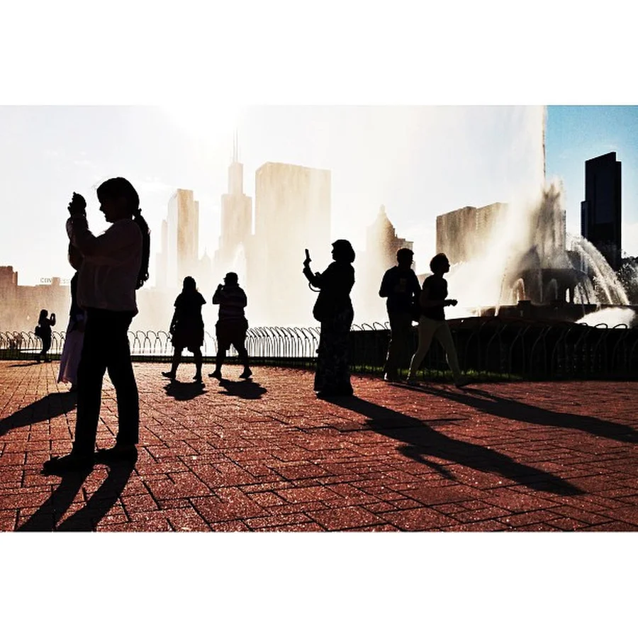  Pictures of people taking pictures. &nbsp;  Chicago, IL 