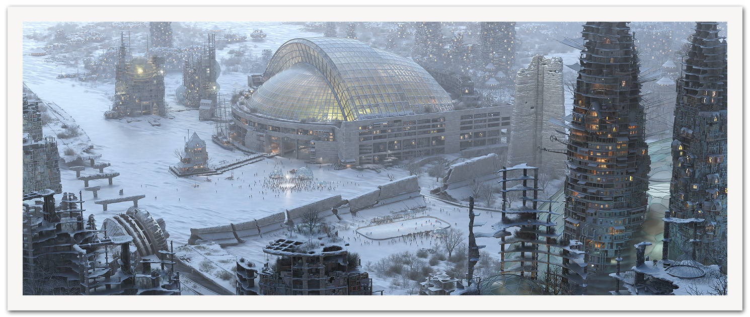 Winter Version - 36 x 14 inches (with additional 1" border for a total of 38 x 16 inches)