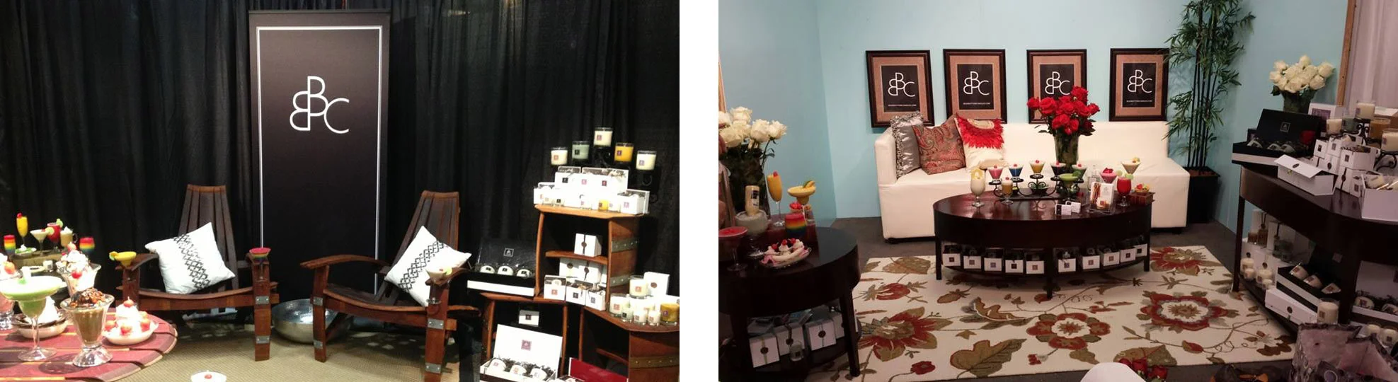 Pics from the new trade shows and signage. Facebook fans commented on liking the "classy new look."