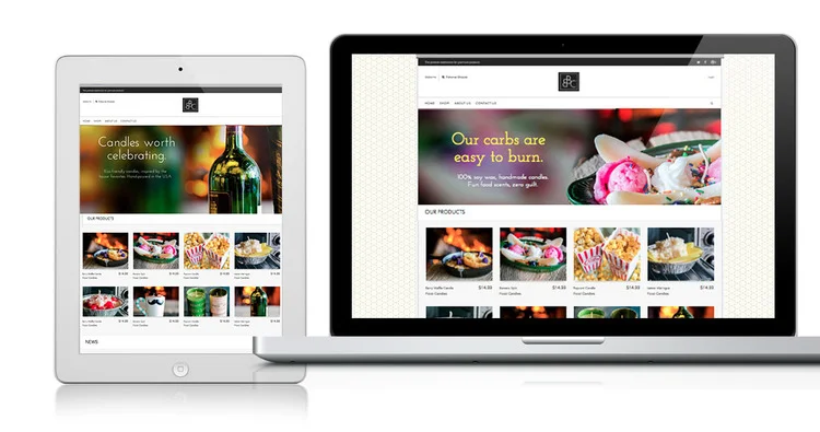 This was my updated version of their site, unfortunately the web site is now under new creative direction so the sliders no longer really exist.