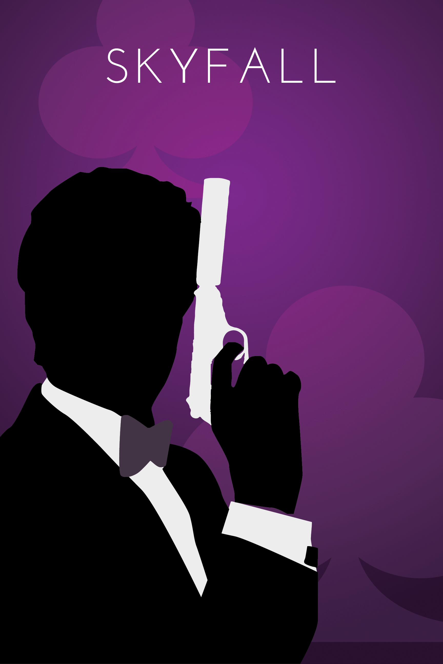 These were posters at the centerpiece of each table, which were named after Bond movies.
