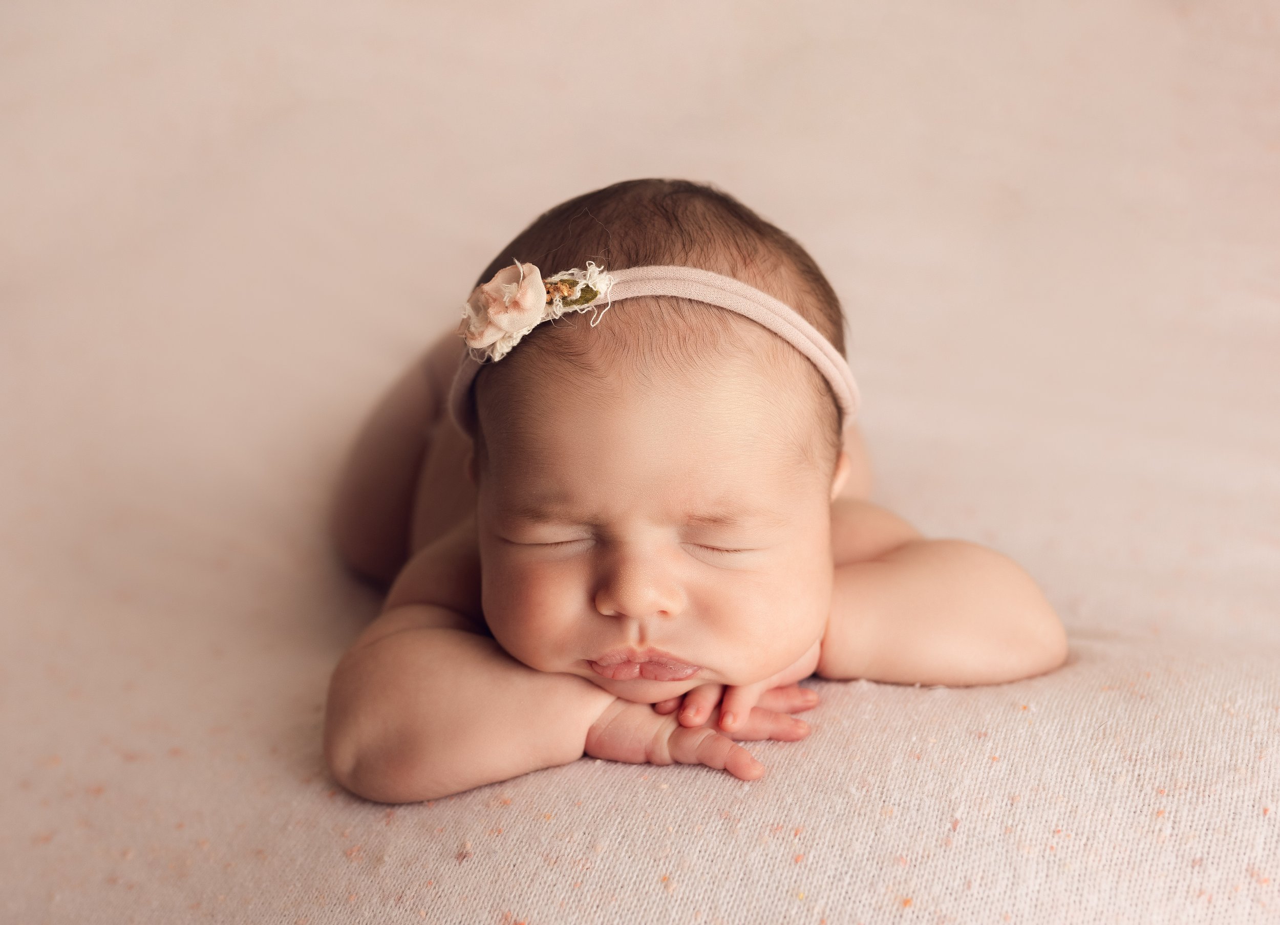 best newborn girl photos in massachusetts