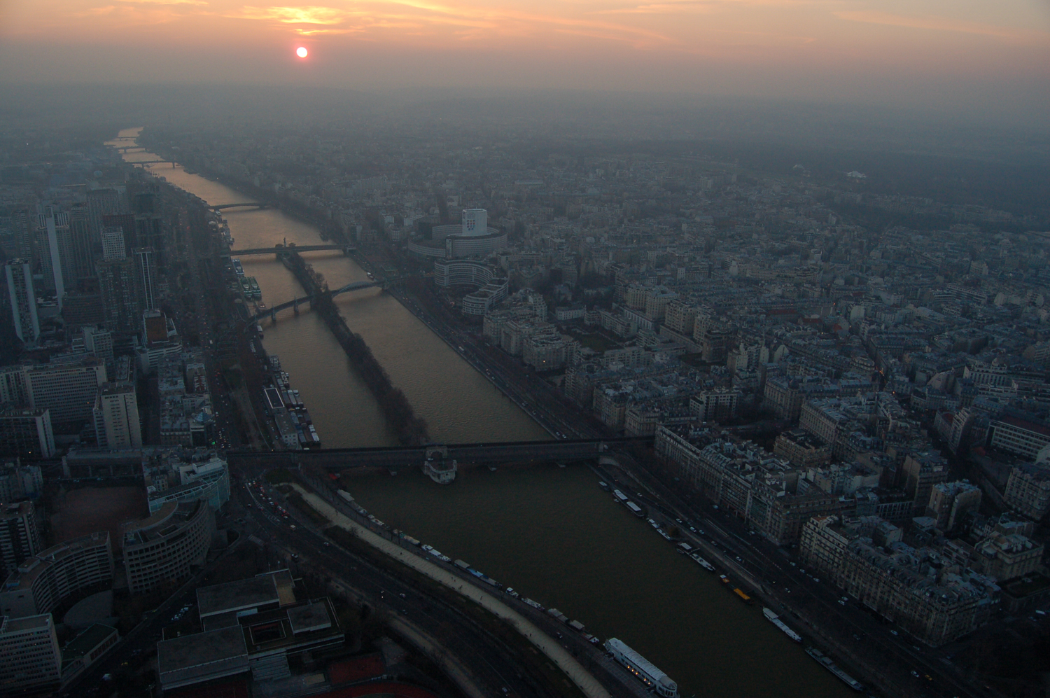 Sunset, Paris