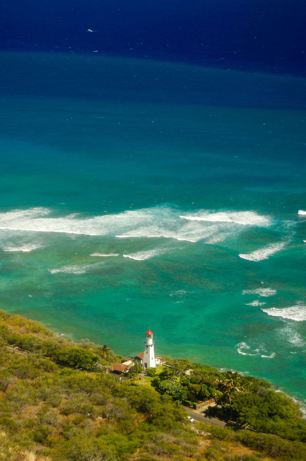 Lighthouse, Diamond Head, O'ahu, Hawaii