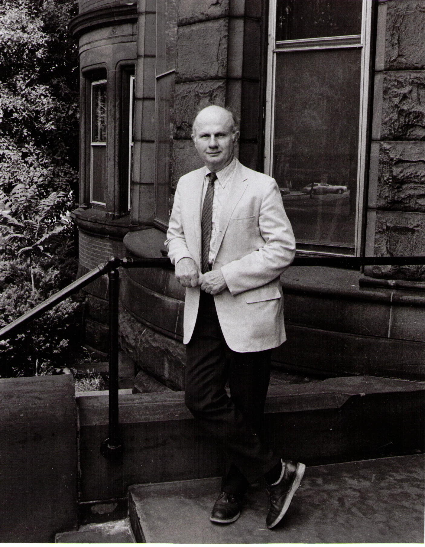 A formal pose.