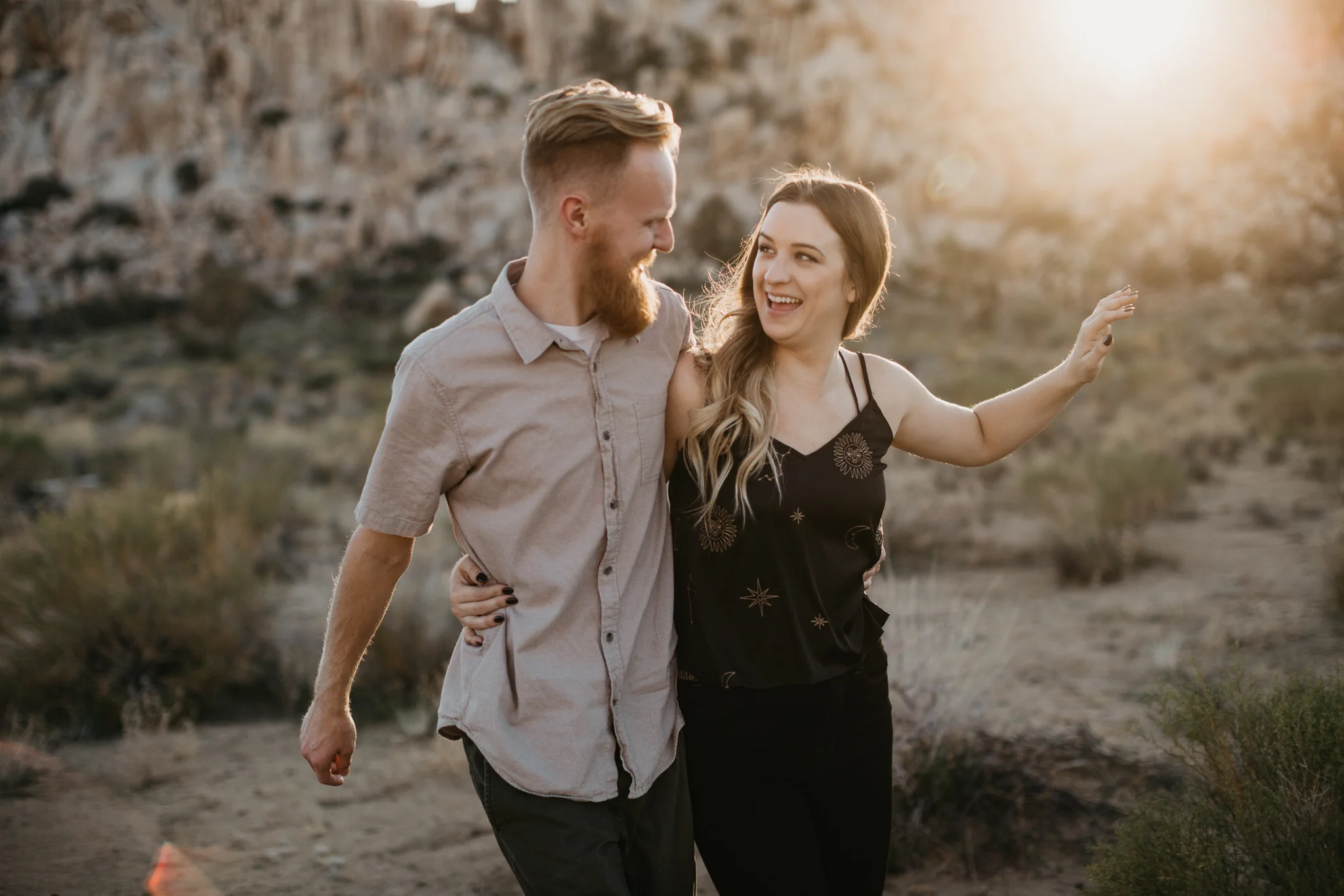 Joshua Tree Engagement Session, Fall, Joshua Tree, Engagement, Wedding, Summer, Sunset
