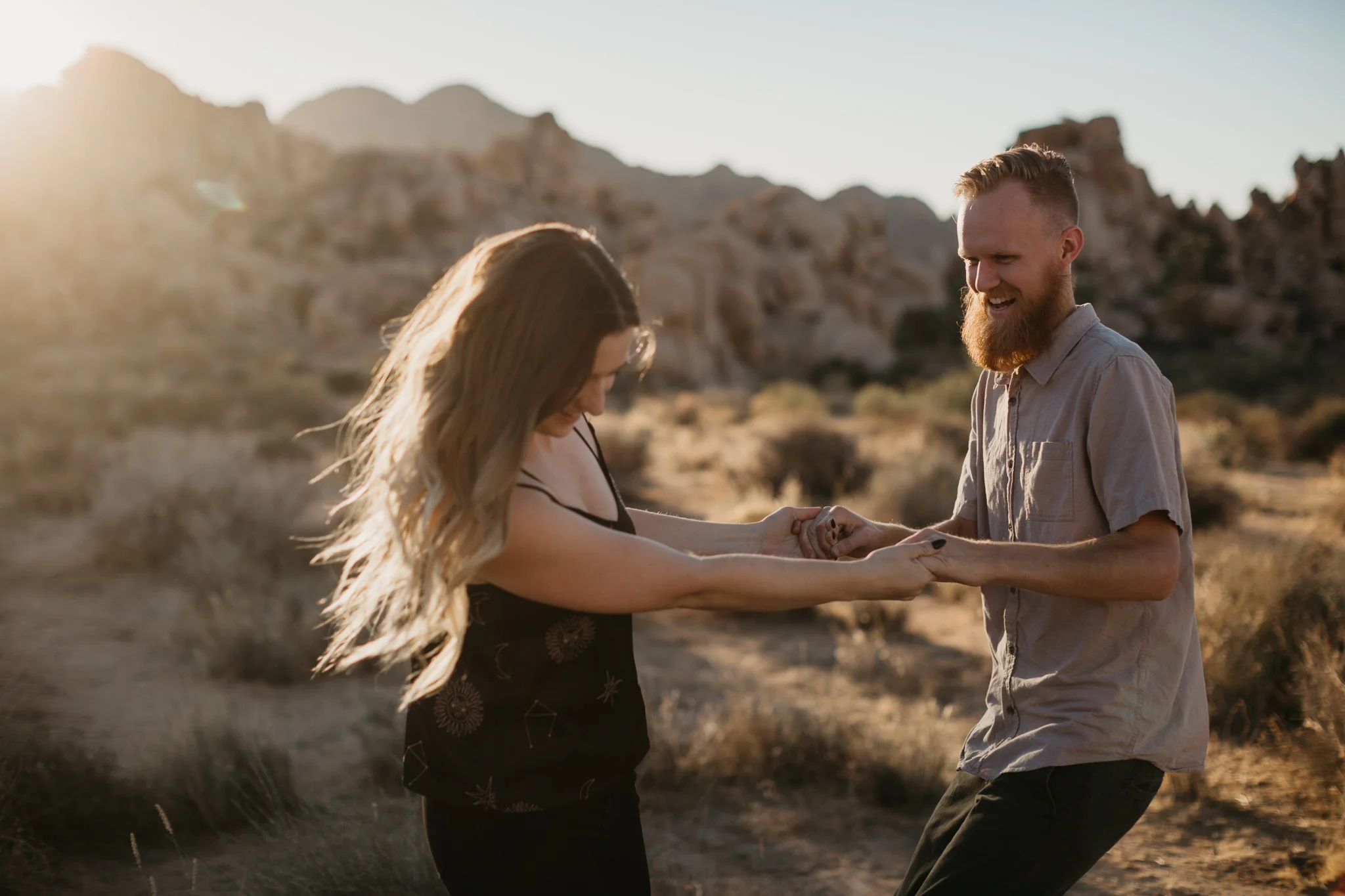 Joshua Tree Engagement Session, Fall, Joshua Tree, Engagement, Wedding, Summer, Sunset