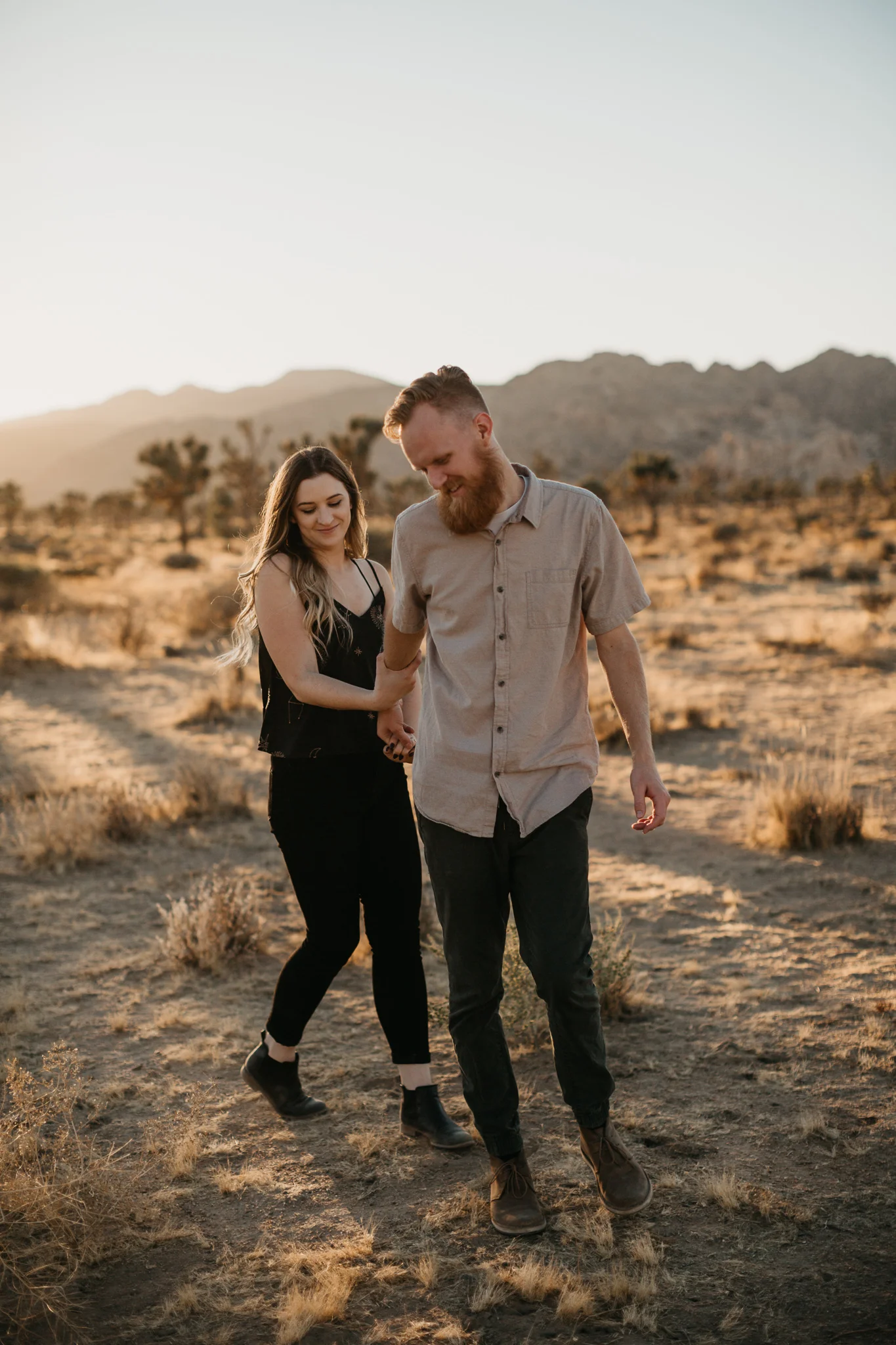 Joshua Tree Engagement Session, Fall, Joshua Tree, Engagement, Wedding, Summer, Sunset