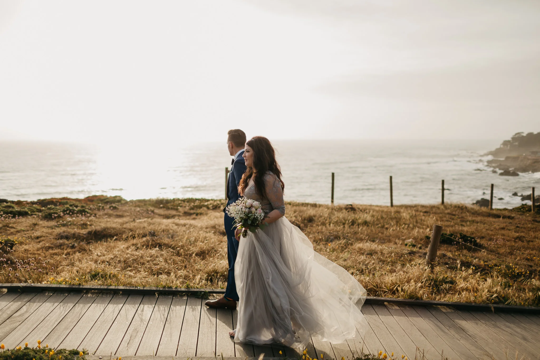 Cambria Intimate Wedding, west coast wedding, beach wedding, sunset beach wedding, Oceanpoint Ranch wedding, Melissa Atle, Northfern