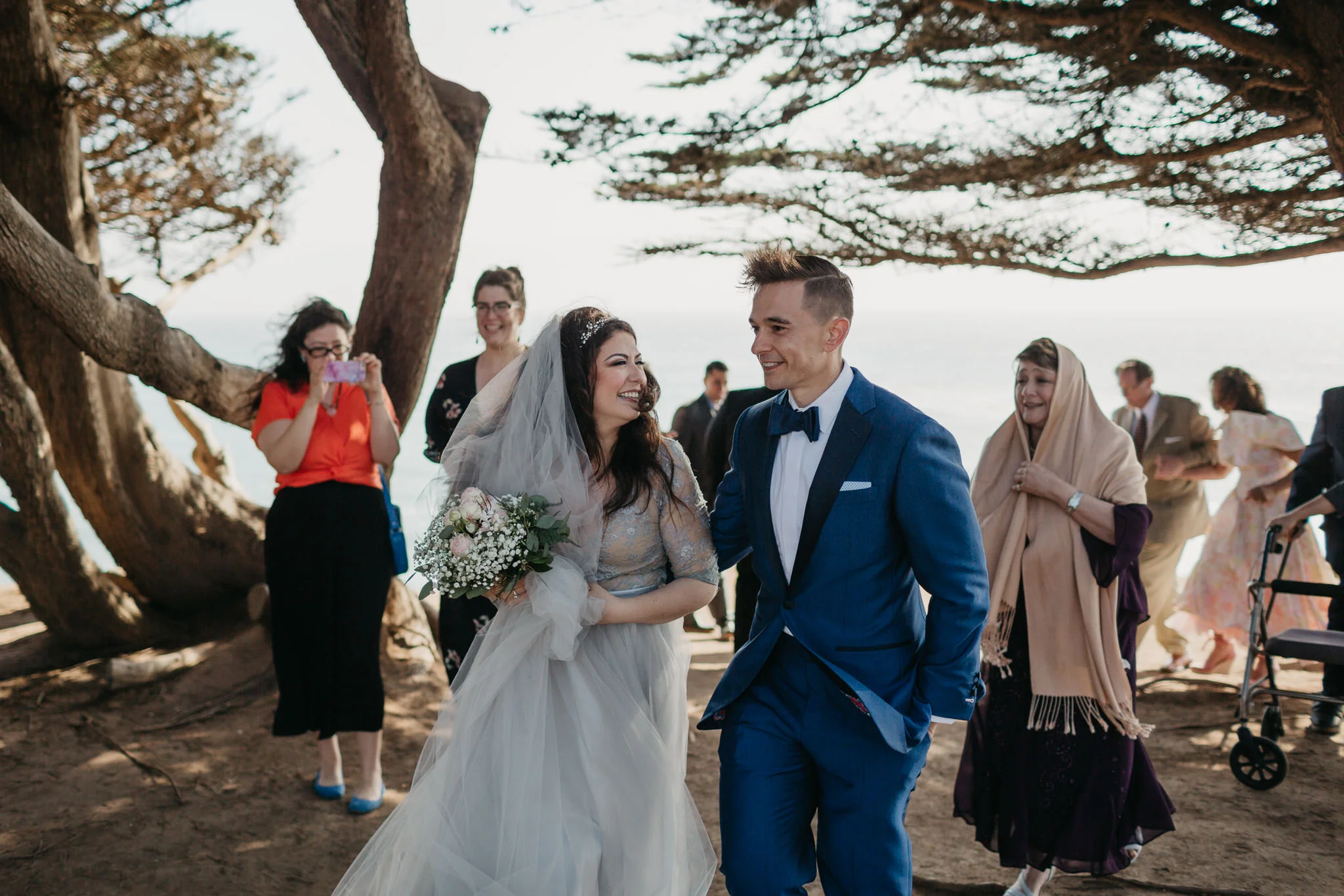 Cambria Intimate Wedding, west coast wedding, beach wedding, sunset beach wedding, Oceanpoint Ranch wedding, Melissa Atle, Northfern