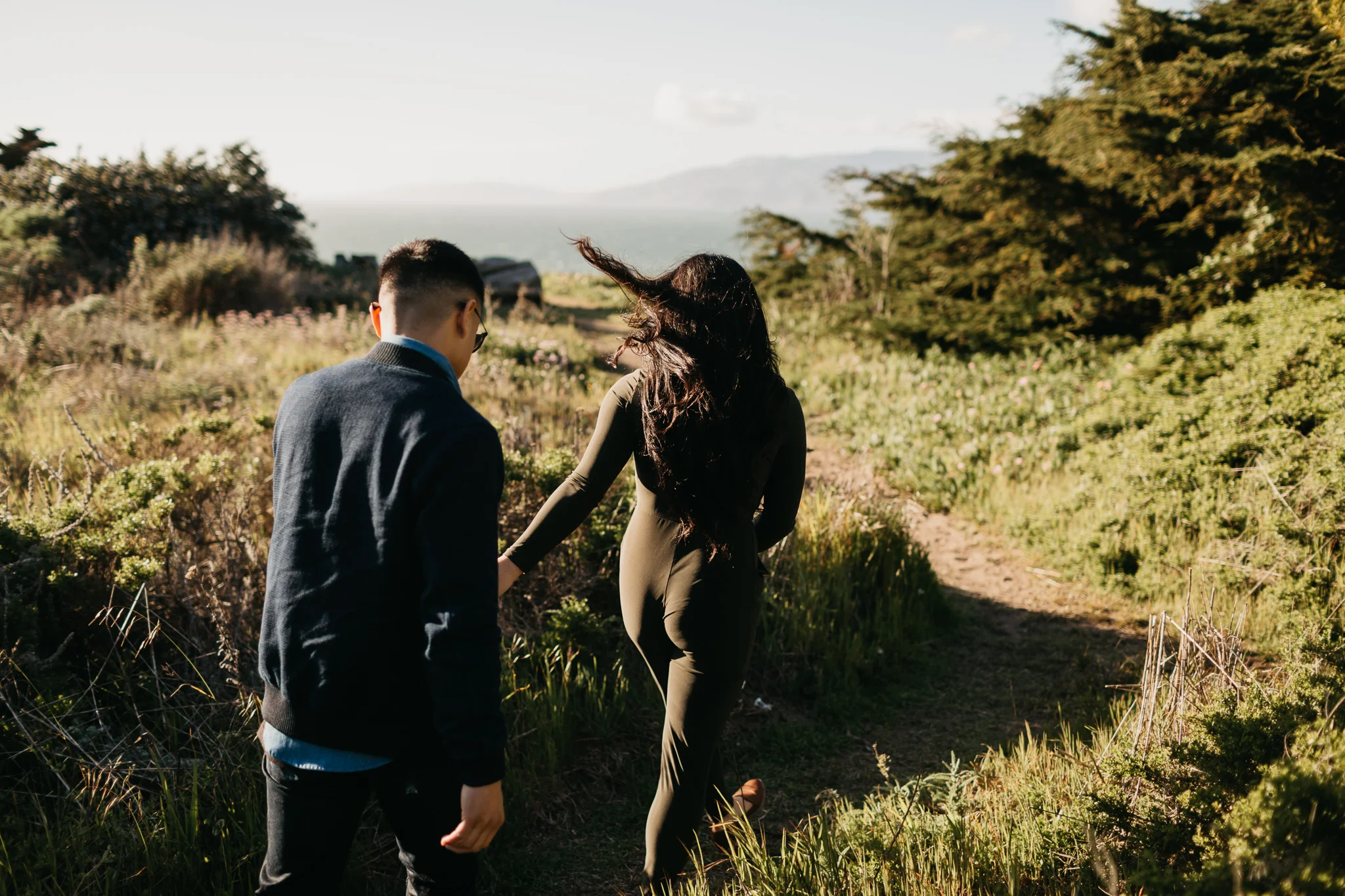 Lands End engagement session, Sutro baths engagement session, san francisco engagement session, west coast, ocean, sf, bay area photographer, melissa atle, northfern