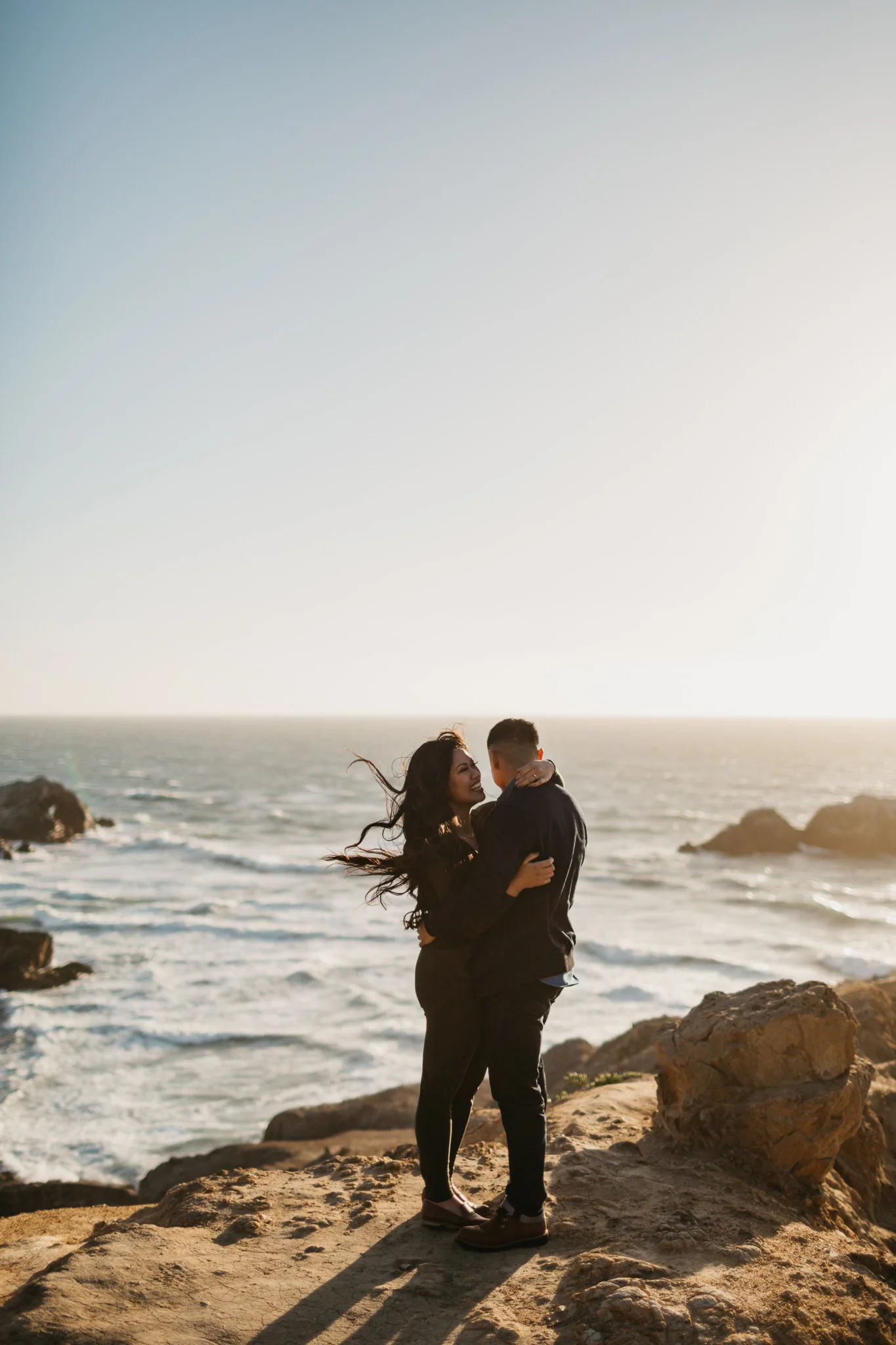 Lands End engagement session, Sutro baths engagement session, san francisco engagement session, west coast, ocean, sf, bay area photographer, melissa atle, northfern