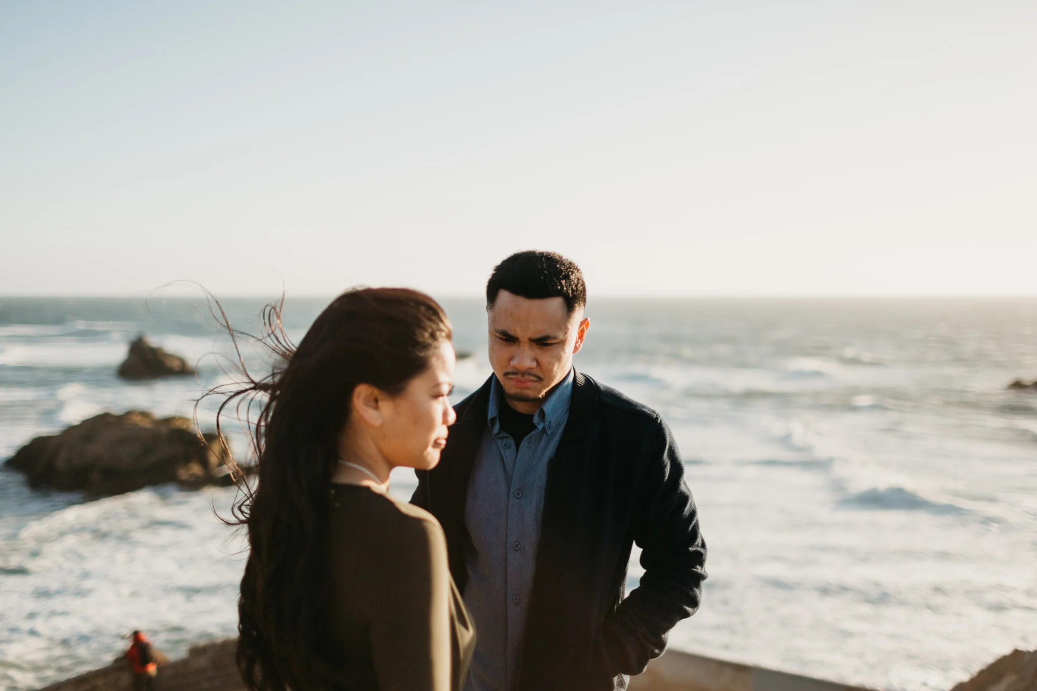 Lands End engagement session, Sutro baths engagement session, san francisco engagement session, west coast, ocean, sf, bay area photographer, melissa atle, northfern