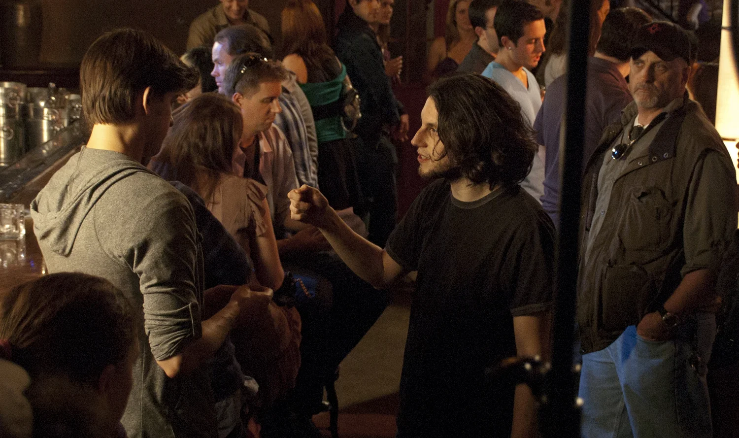 Avi Glijansky directs Josh Heine in a scene from THE FURTHER ADVENTURES OF CUPID AND EROS