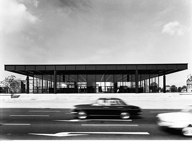 Mies van der Rohe's Neue Nationalgalerie in Berlin #miesvanderrohe