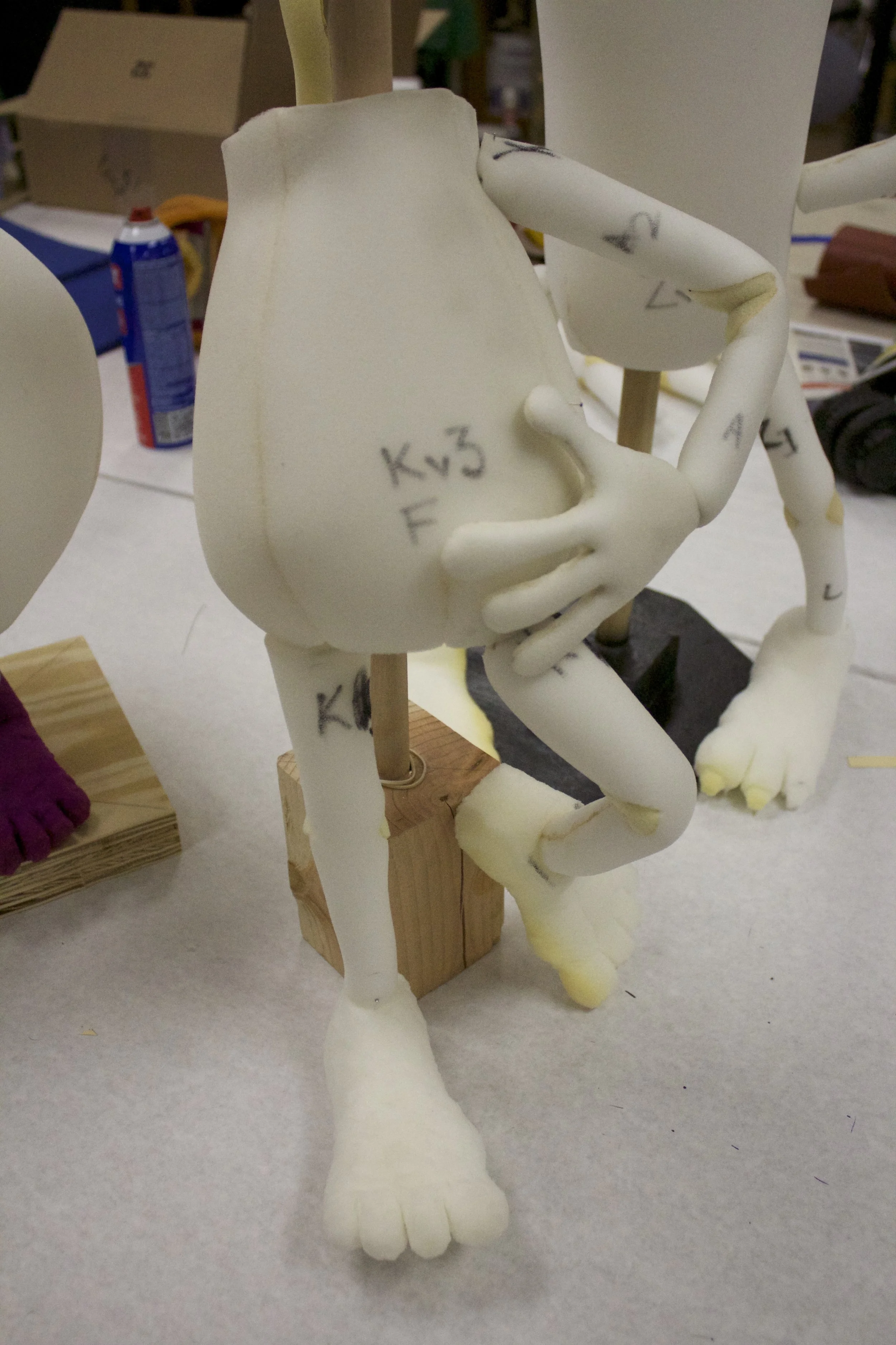 Mock Up Foam Puppet