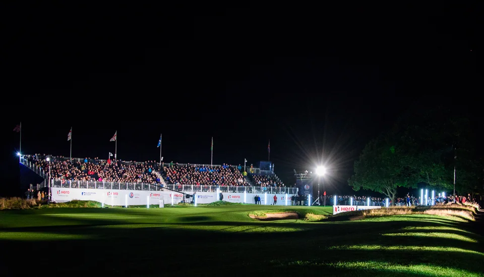 This was the best golf course image from the night