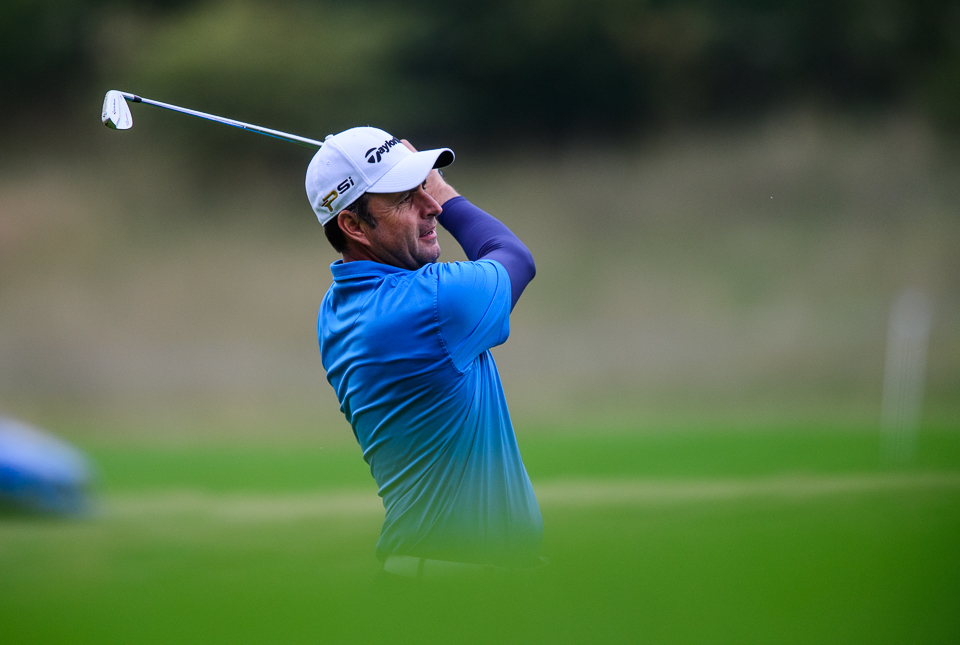 Richard Bland leads the way