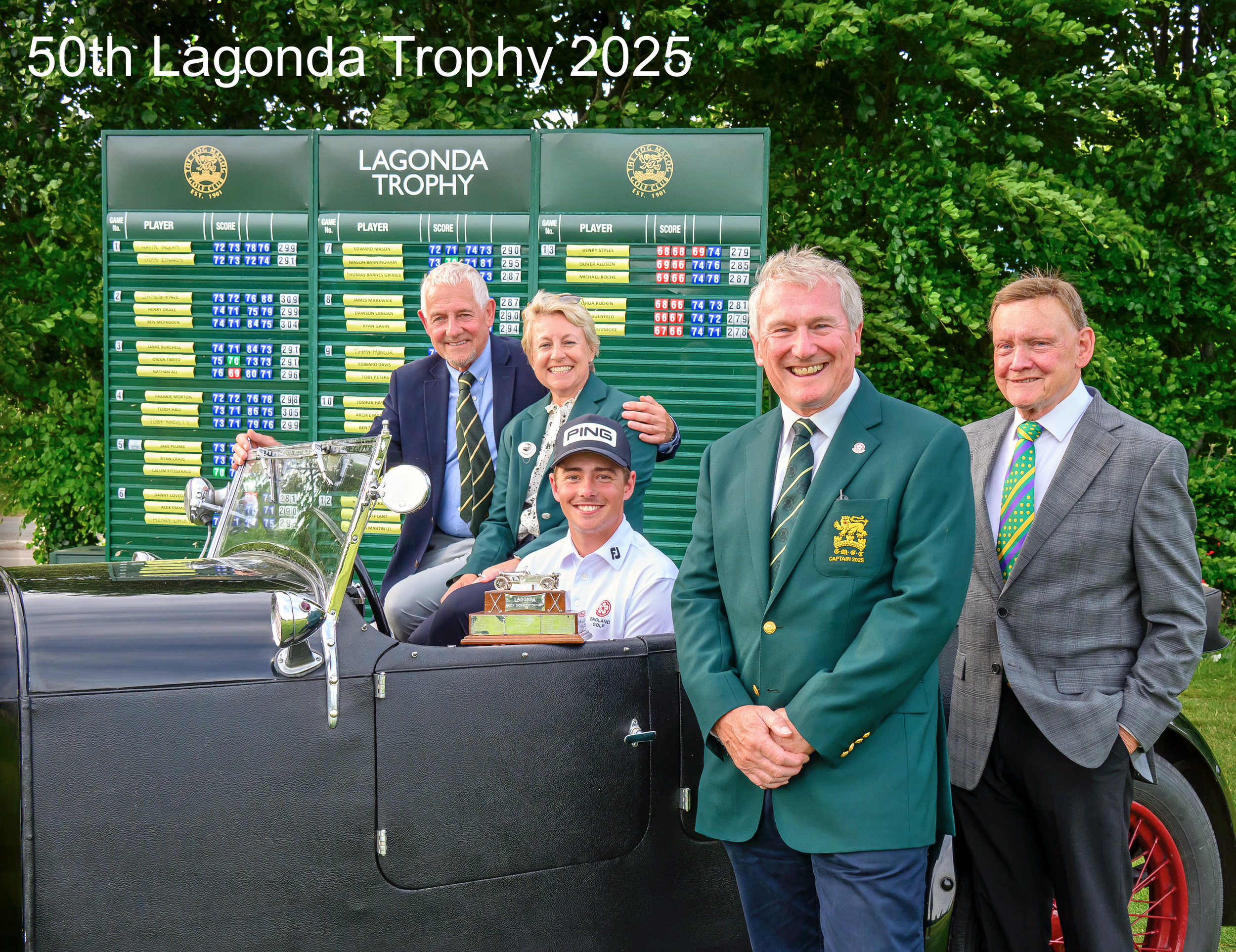 Book to commemorate 50th Lagonda Trophy at the Gog Magog Golf Club