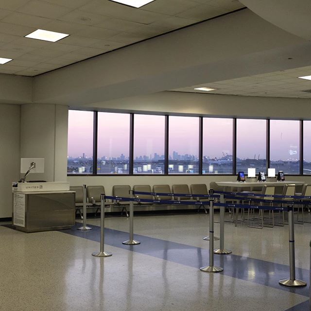 The view of Manhattan from EWR almost makes it worth going to Newark. Almost.