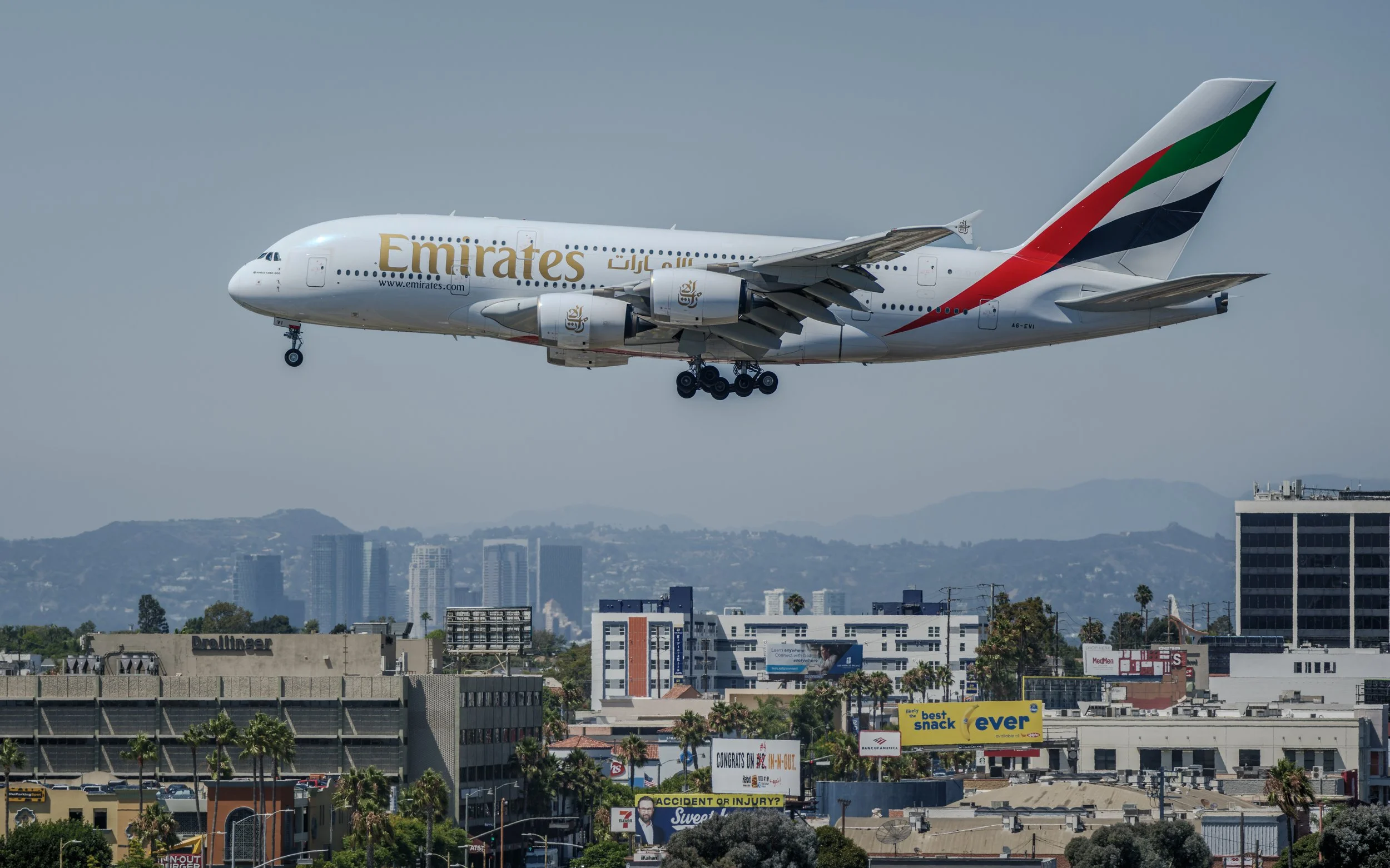 Plane spotting at LAX