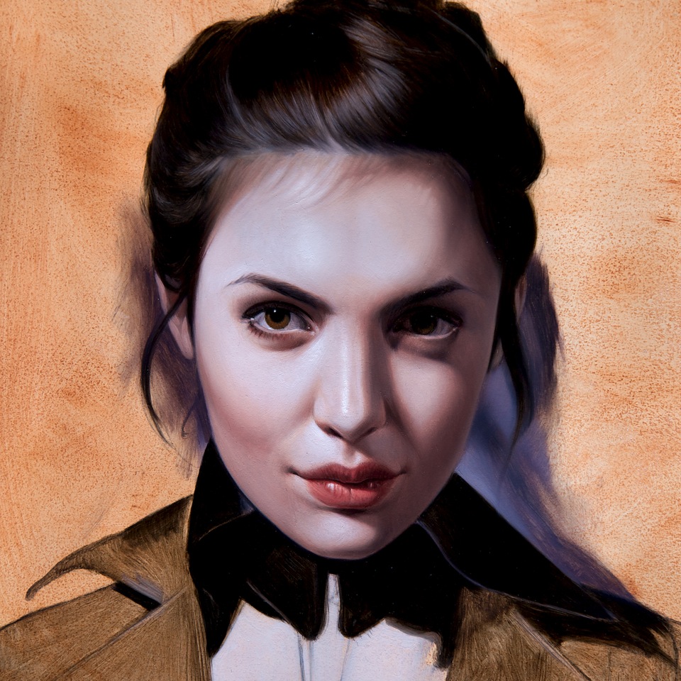 Work in Progress stage... showing raw sienna imprimatura