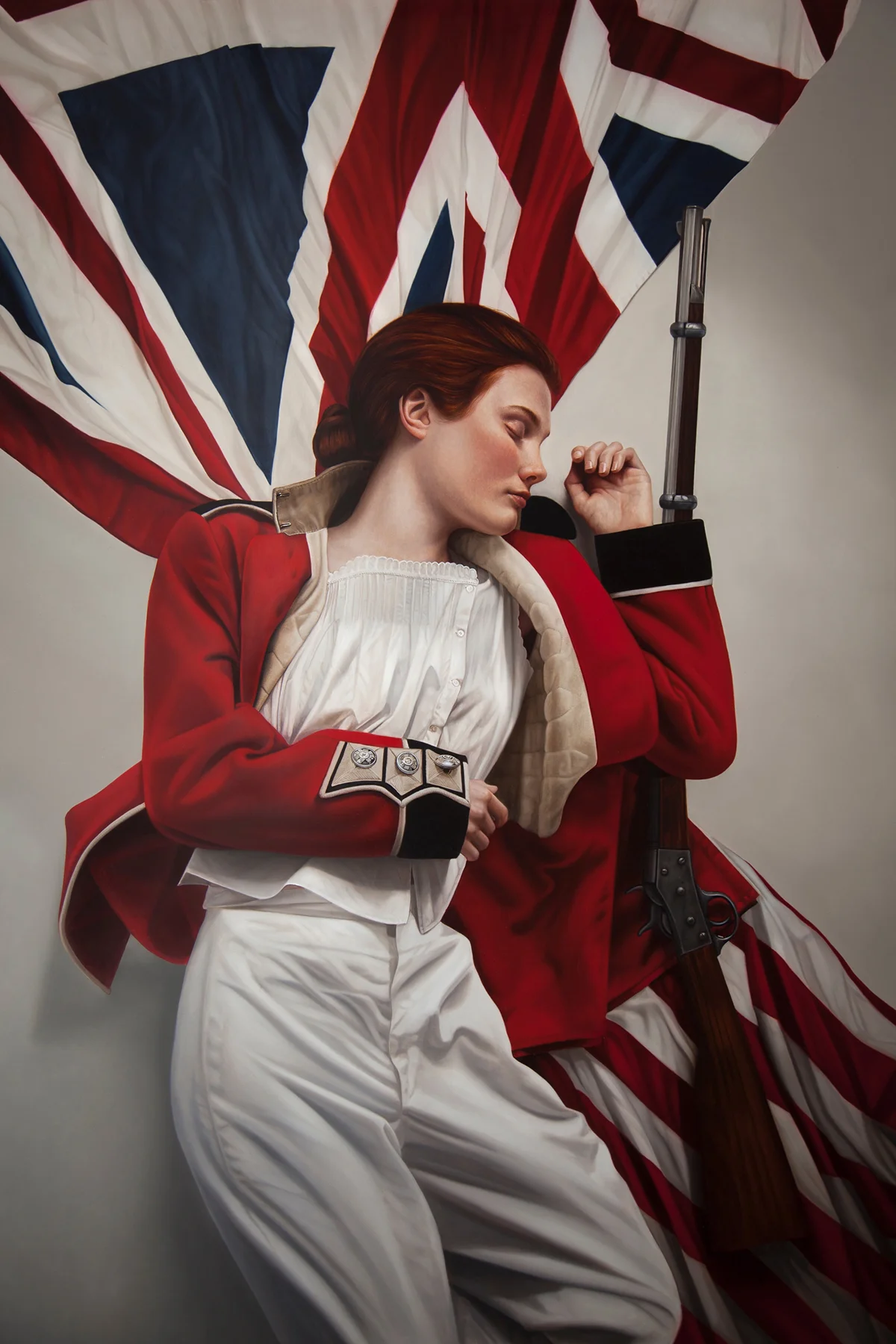 Liberty Sleeping 48 x 32 inches Oil on Aluminium Panel (A small number of Limited Edition prints are available) Enquire
