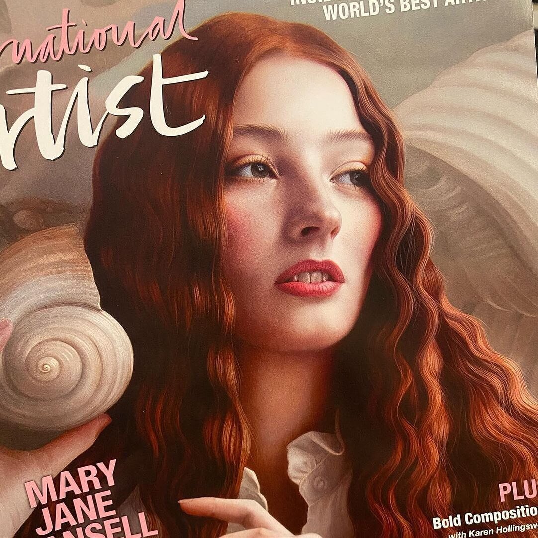 I had the absolute pleasure of sharing the development of this painting for an article with @internationalartistmagazine last month so it&rsquo;s great to see this December cover sneak peek!

Thanks so much Alyssa and all @internationalartistmagazine