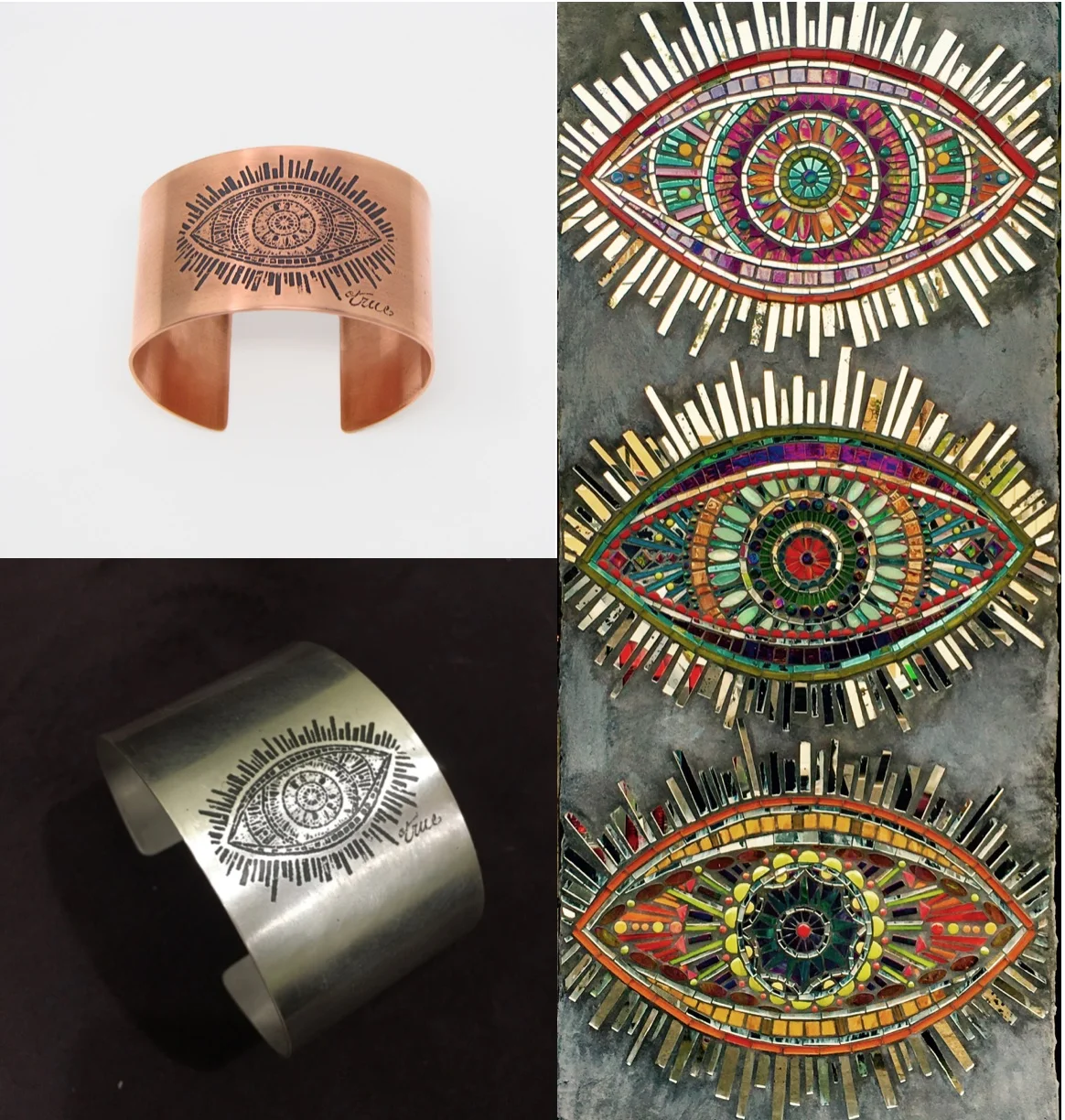 Eye Cuff: Collaboration with metalsmith Marie McConell