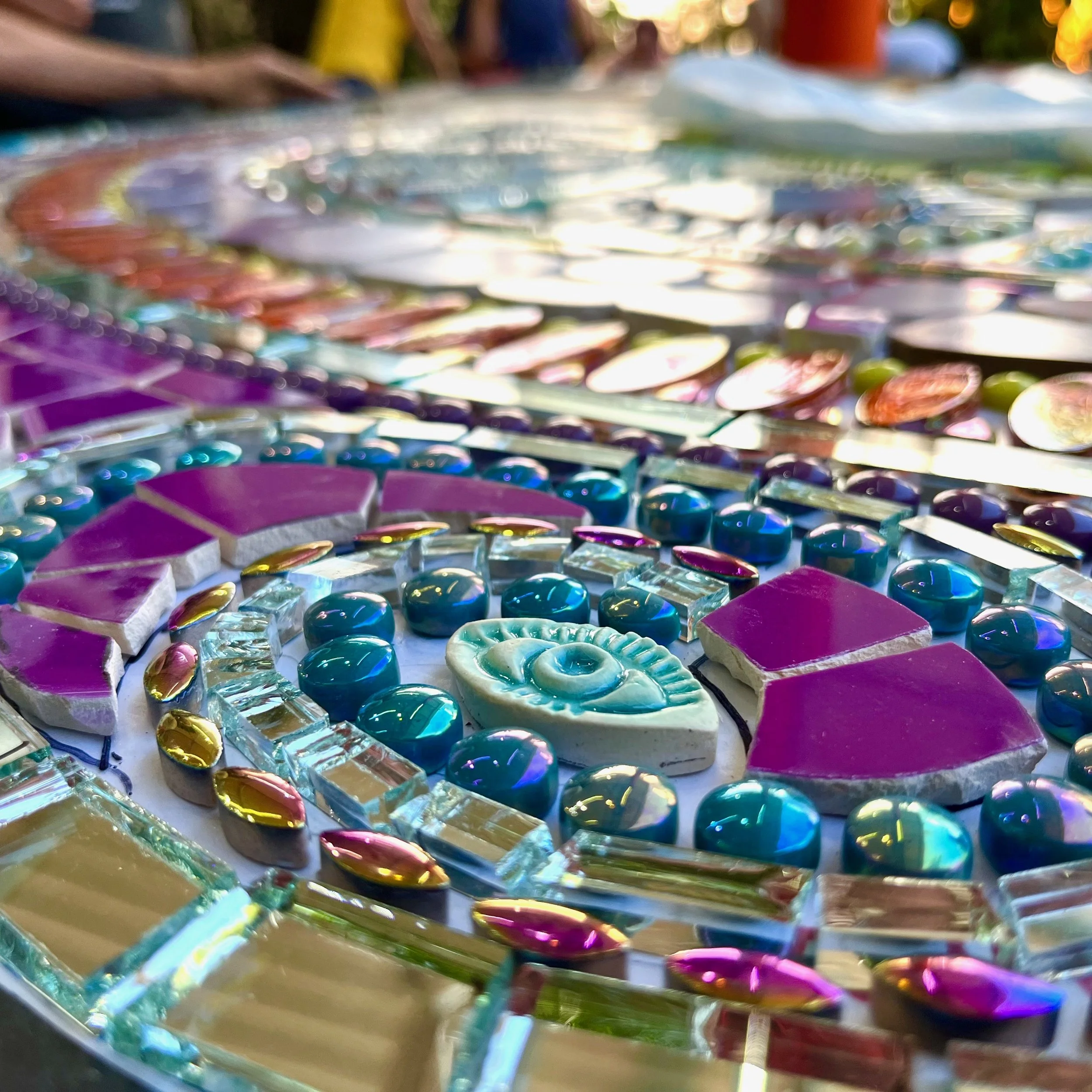 Mosaic Flow: Mandala-Inspired Radials