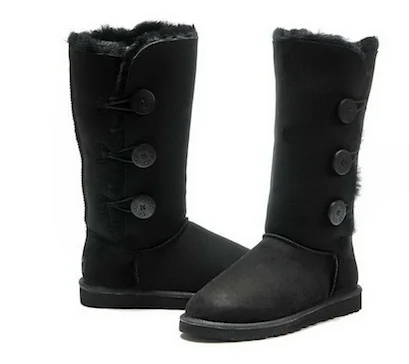 New Discount UGG Bailey Button Triplet Tall Boots 1873 Black.jpg