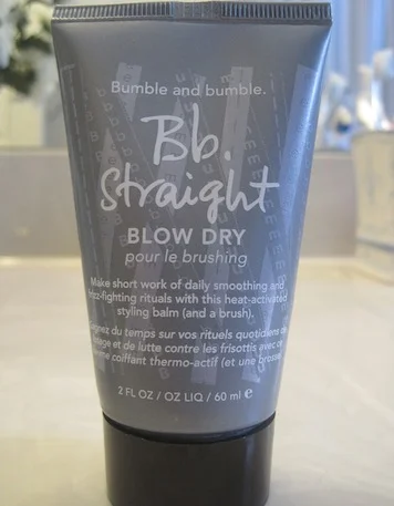 Product Review Bumble and Bumble Straight Shampoo Conditioner Blow Dry Cream My Golden Beauty