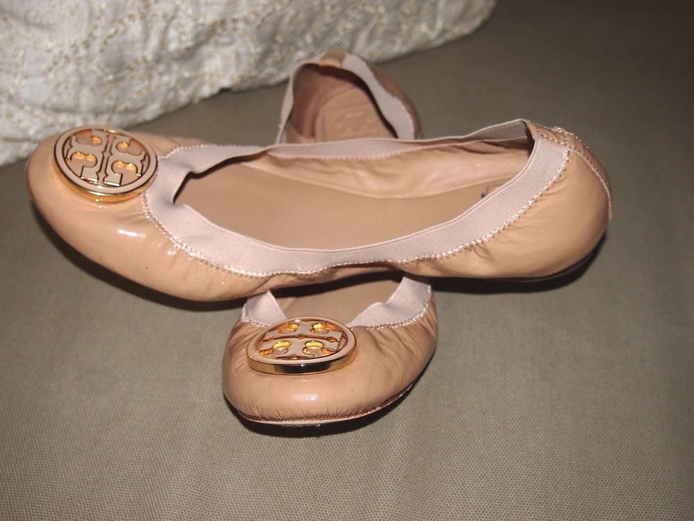 Review of Tory Burch Elastic Trim Ballerina Flats — My Golden Beauty