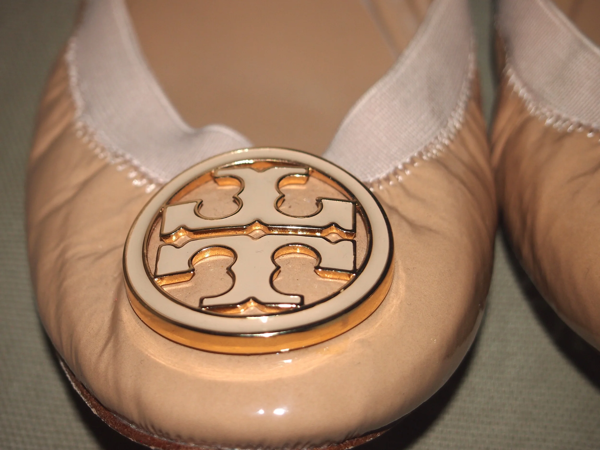 Review of Tory Burch Caroline Elastic Trim Ballerina Flats — My Golden  Beauty