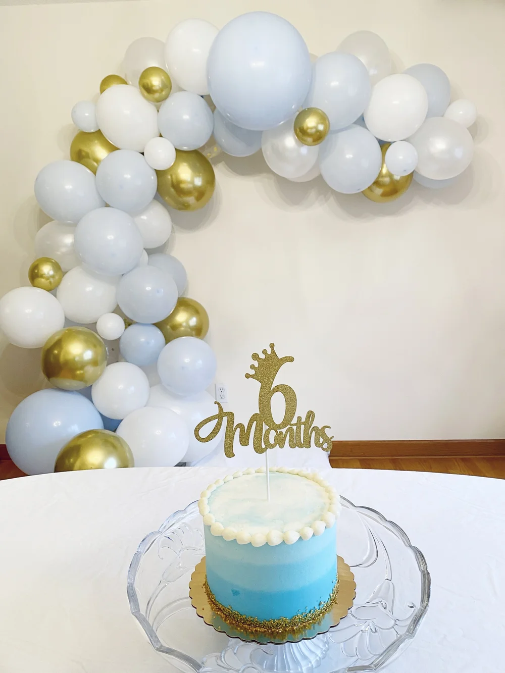 Baby Boy Half Year Birthday My Golden Beauty