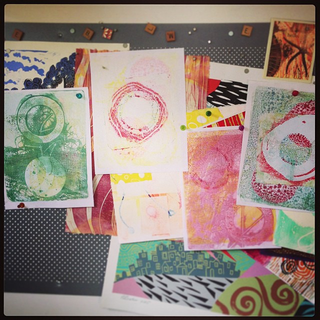 printmaking "sketches"